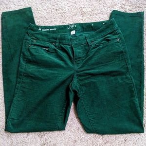 Women's Green Corduroy Pants